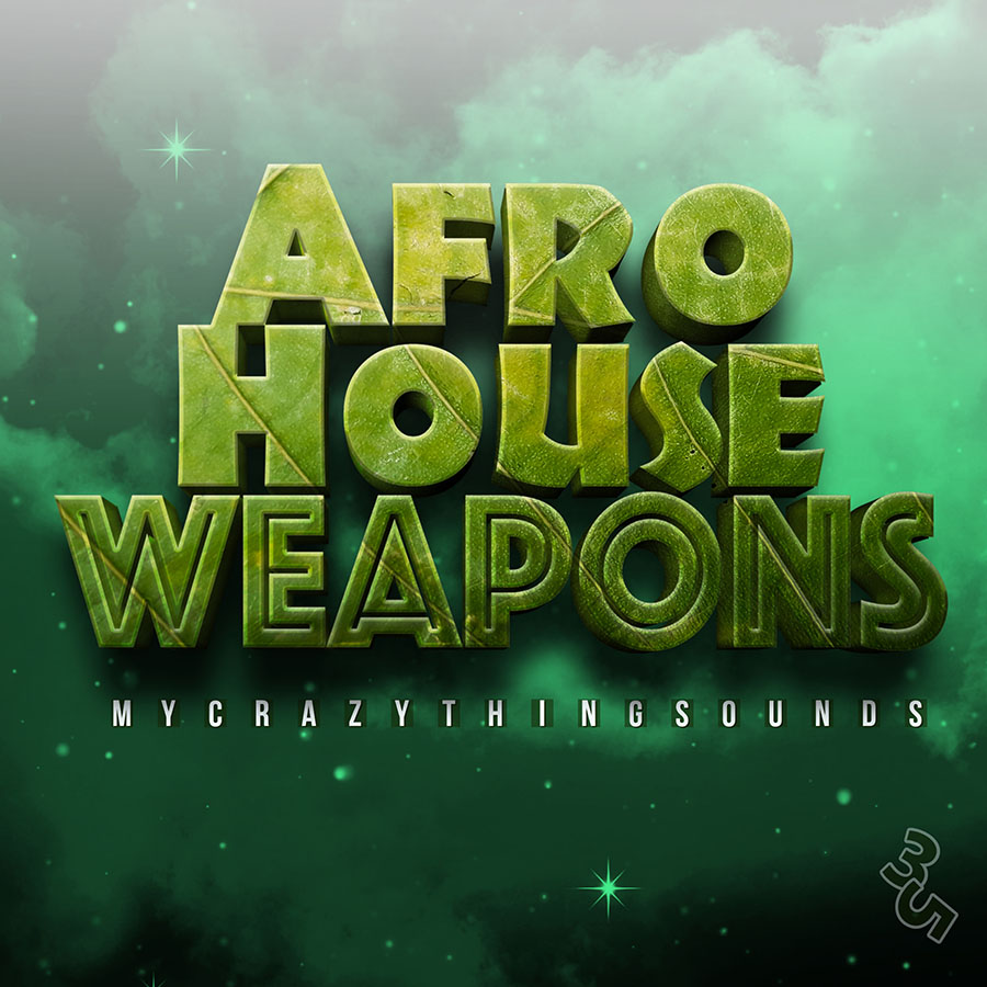 Mycrazything - Afro House Weapons 35 Sample Packs Software GUI Artwork