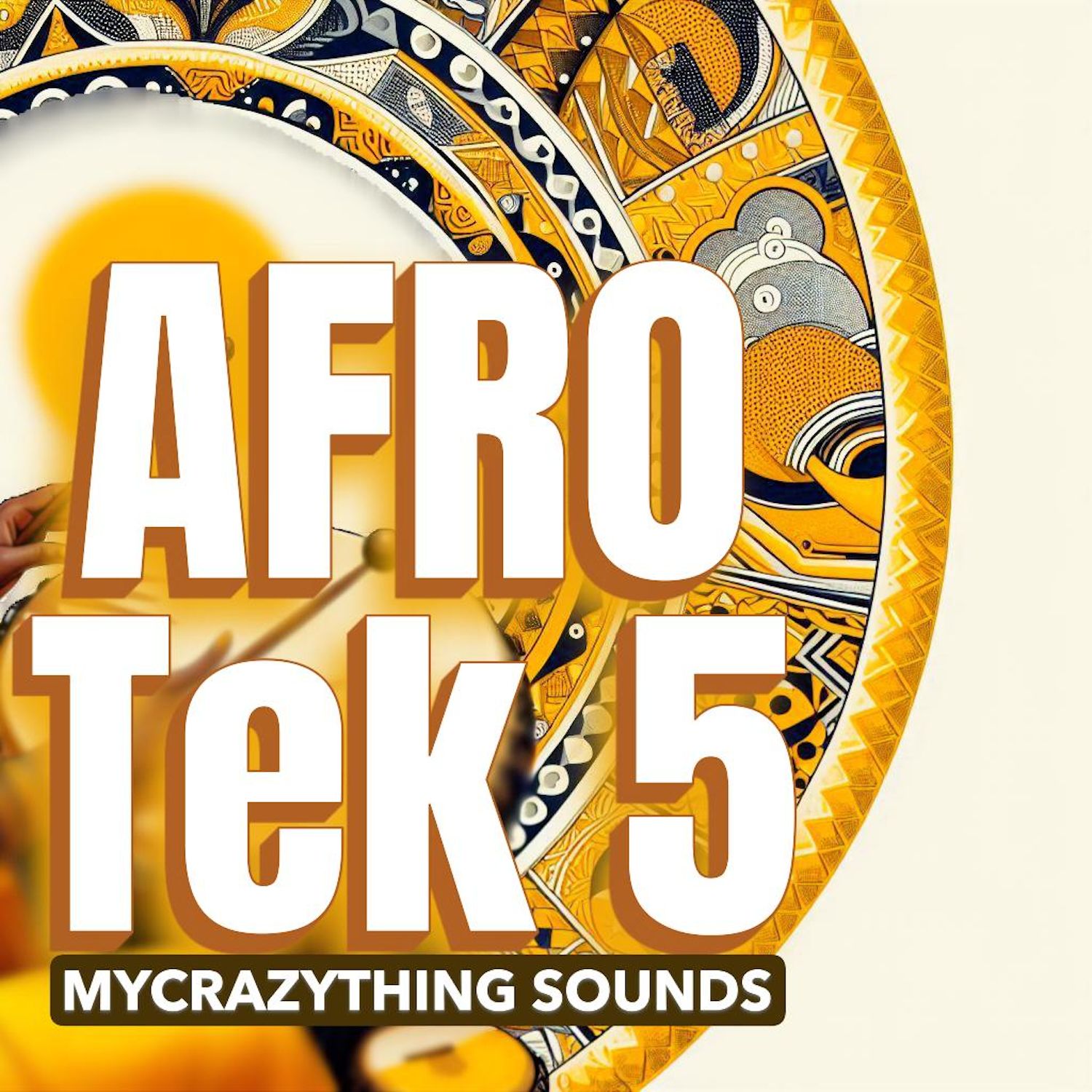Mycrazything - Afro Tek Vol.5 Sample Packs Software GUI Artwork
