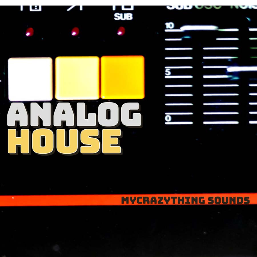 Mycrazything - Analog House Vol 2 Sample Packs Software GUI Artwork