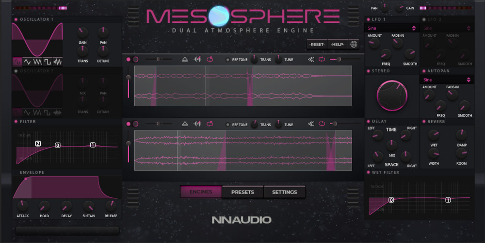 New Nation - Mesosphere Plugins & FX Software GUI Artwork