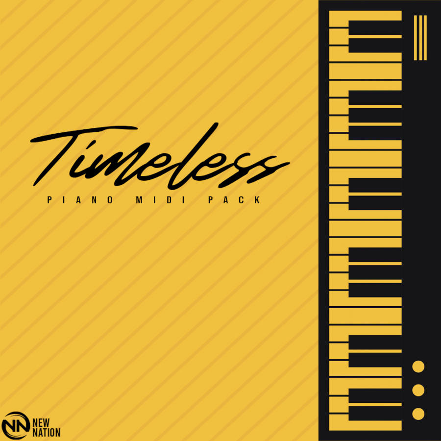 New Nation - Timeless - Piano MIDI Sample Packs Software GUI Artwork