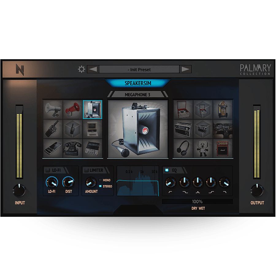 NoiseAsh Audio Tools - SpeakerSim Plugins & FX Software GUI Artwork