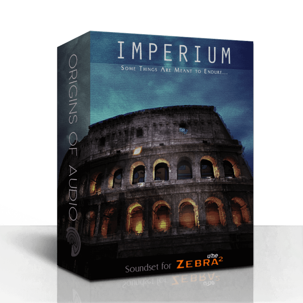 Origins of Audio - Imperium - Zebra Presets Software GUI Artwork