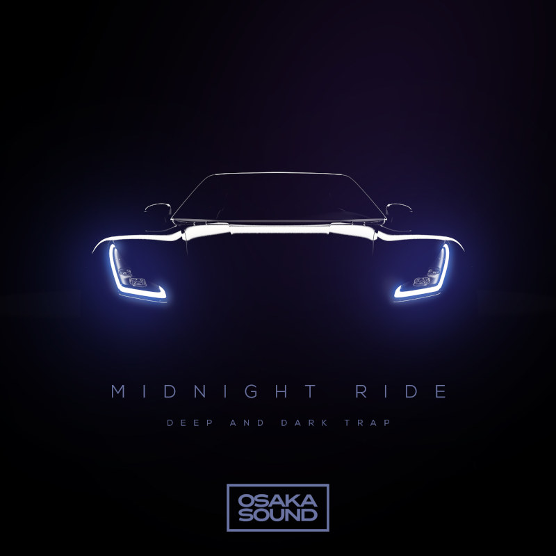 Osaka Sounds - Midnight Ride Sample Packs Software GUI Artwork