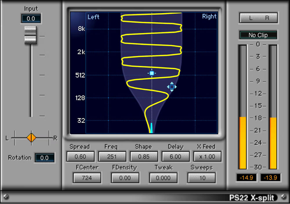 Waves - PS22 Stereo Maker Plugins & FX Software GUI Artwork