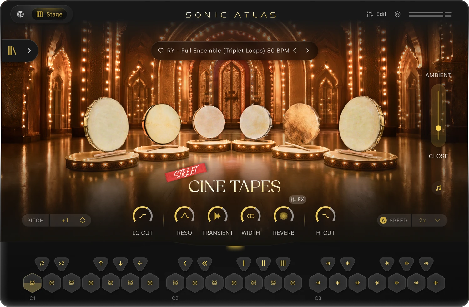 Pitch Innovations - Tapes Of India - Cine Tapes Kit Plugins & FX Software GUI Artwork