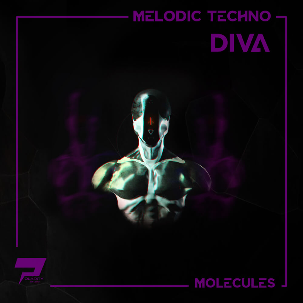 Polarity Studio - Molecules [Melodic Techno Diva Presets] Presets Software GUI Artwork