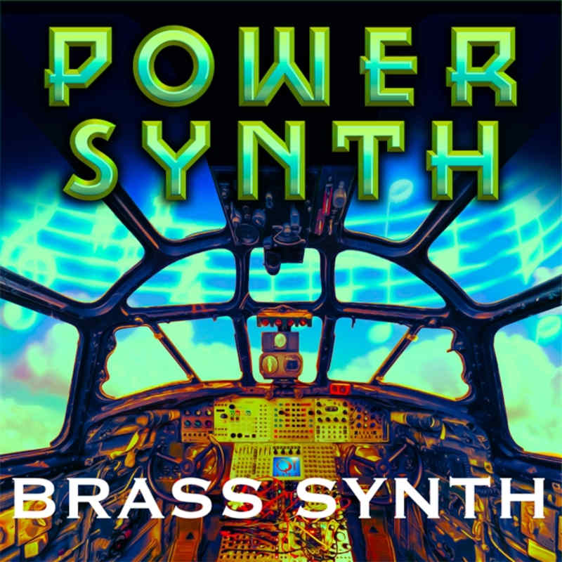 Q Up Arts - Power Synth Brass Synth Kontakt Instruments Software GUI Artwork