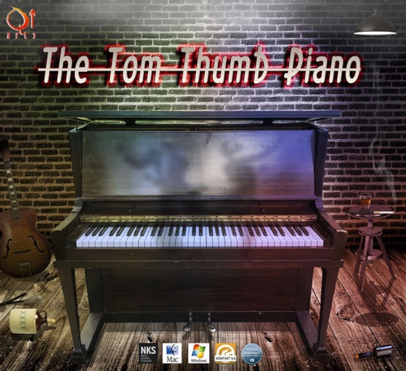 Q Up Arts - The Tom Thumb Piano Kontakt Instruments Software GUI Artwork