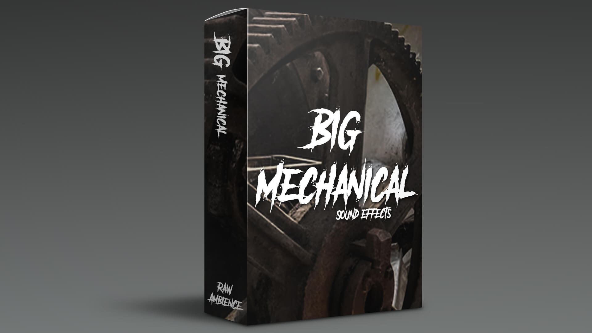 Raw Ambience - Big Mechanical Sound Effects Sample Packs Software GUI Artwork