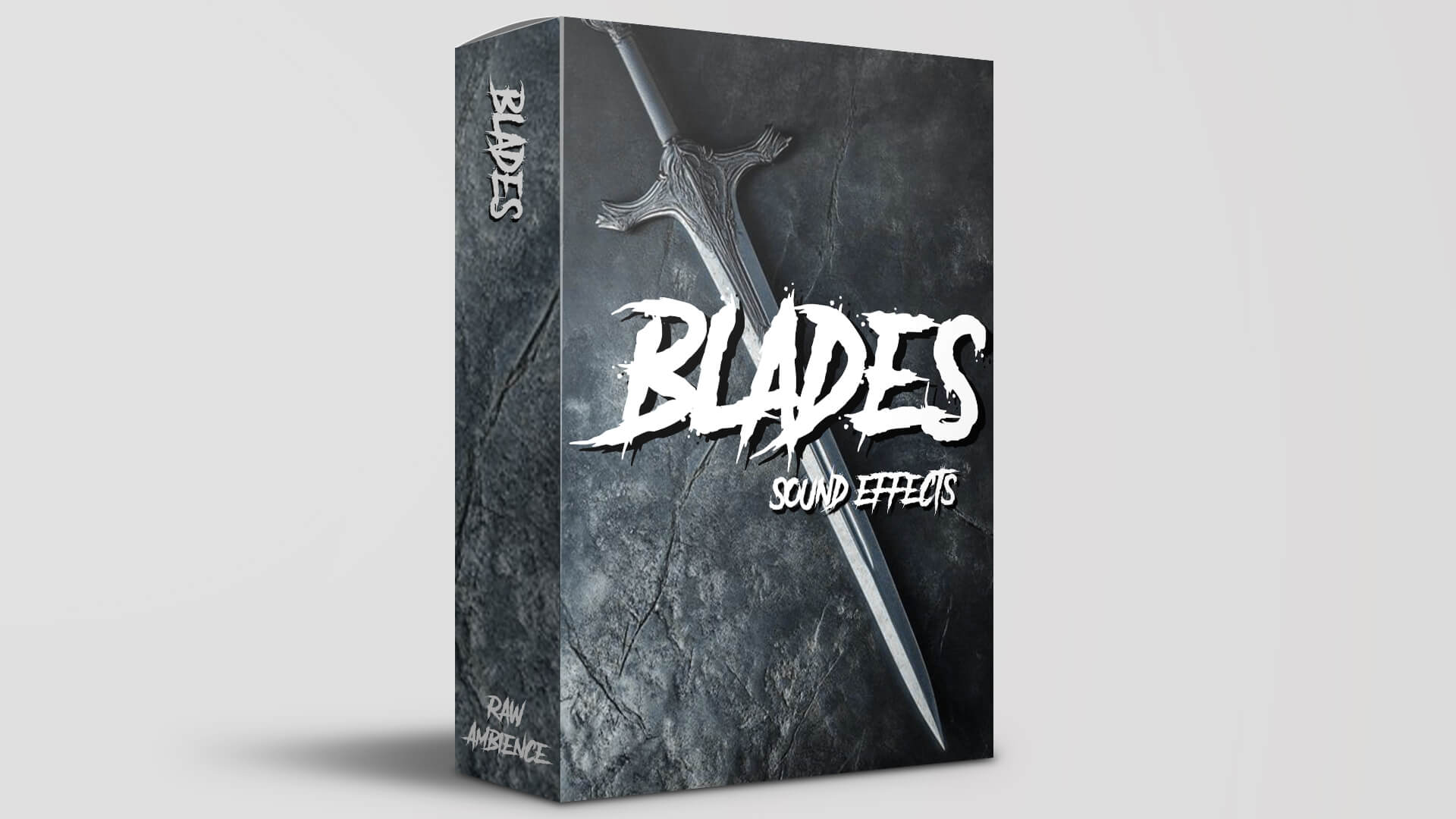 Raw Ambience - Blades Sound Effects Sample Packs Software GUI Artwork