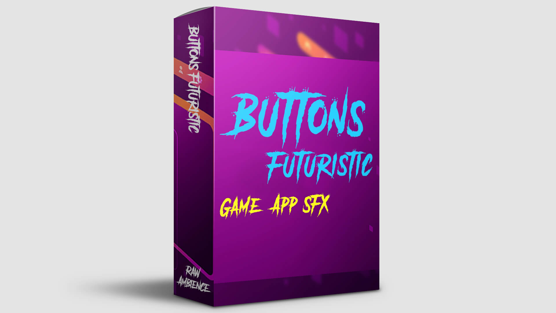 Raw Ambience - Buttons Futuristic AI UI Game SFX Sample Packs Software GUI Artwork