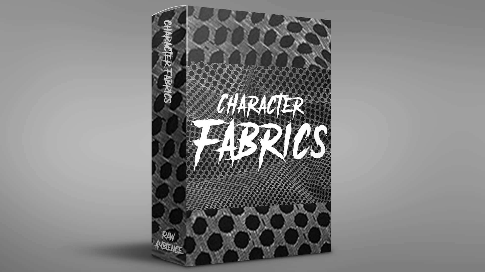 Raw Ambience - Character Fabrics Sample Packs Software GUI Artwork
