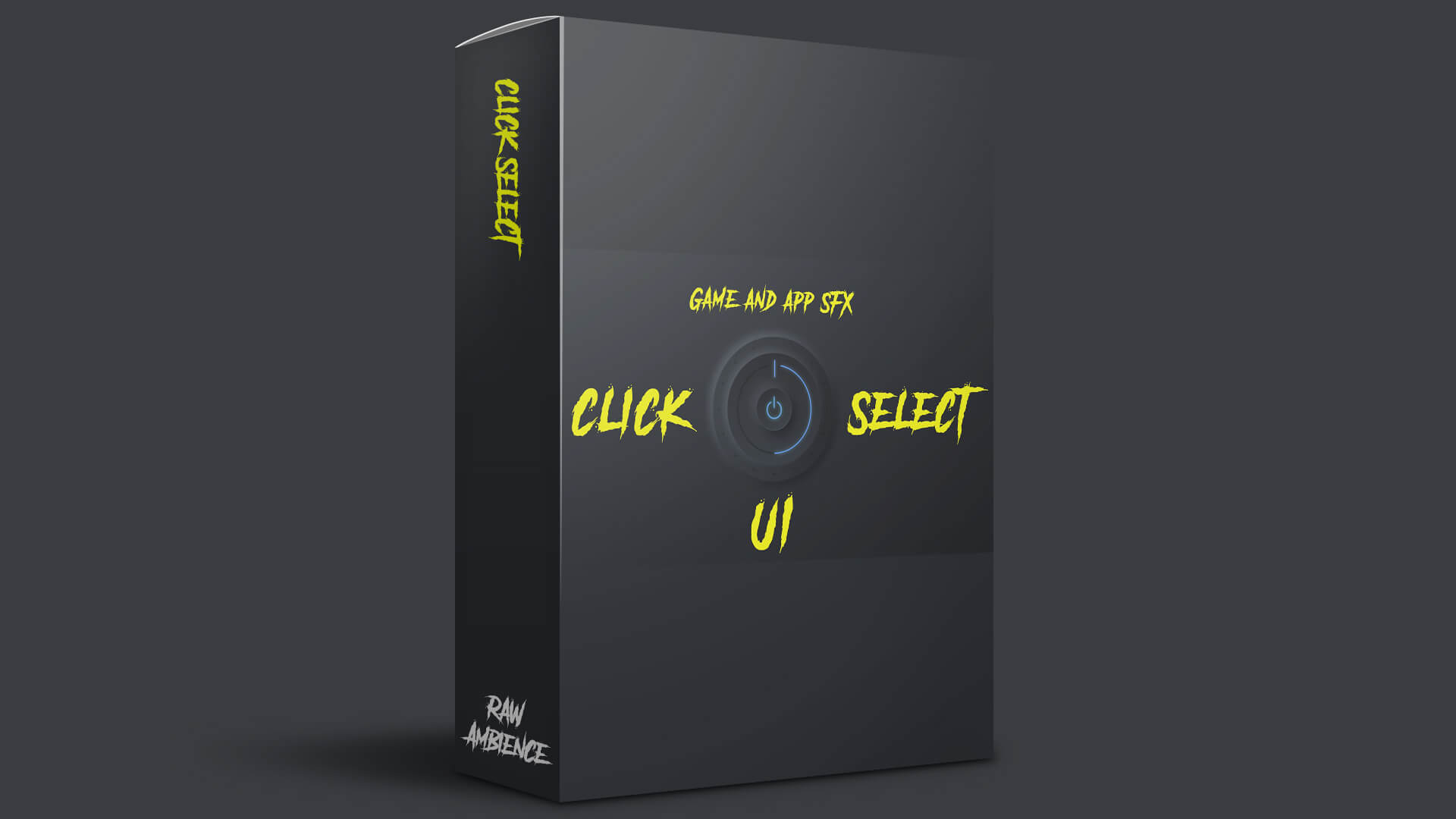 Raw Ambience - Click and Select UI SFX Sample Packs Software GUI Artwork