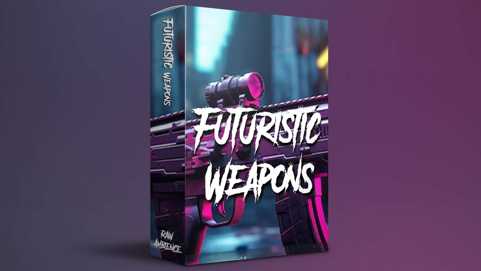 Raw Ambience - Futuristic Weapons SFX Sample Packs Software GUI Artwork