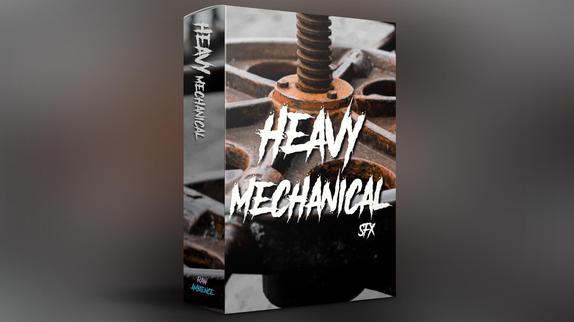 Raw Ambience - Heavy Mechanical SFX Sample Packs Software GUI Artwork