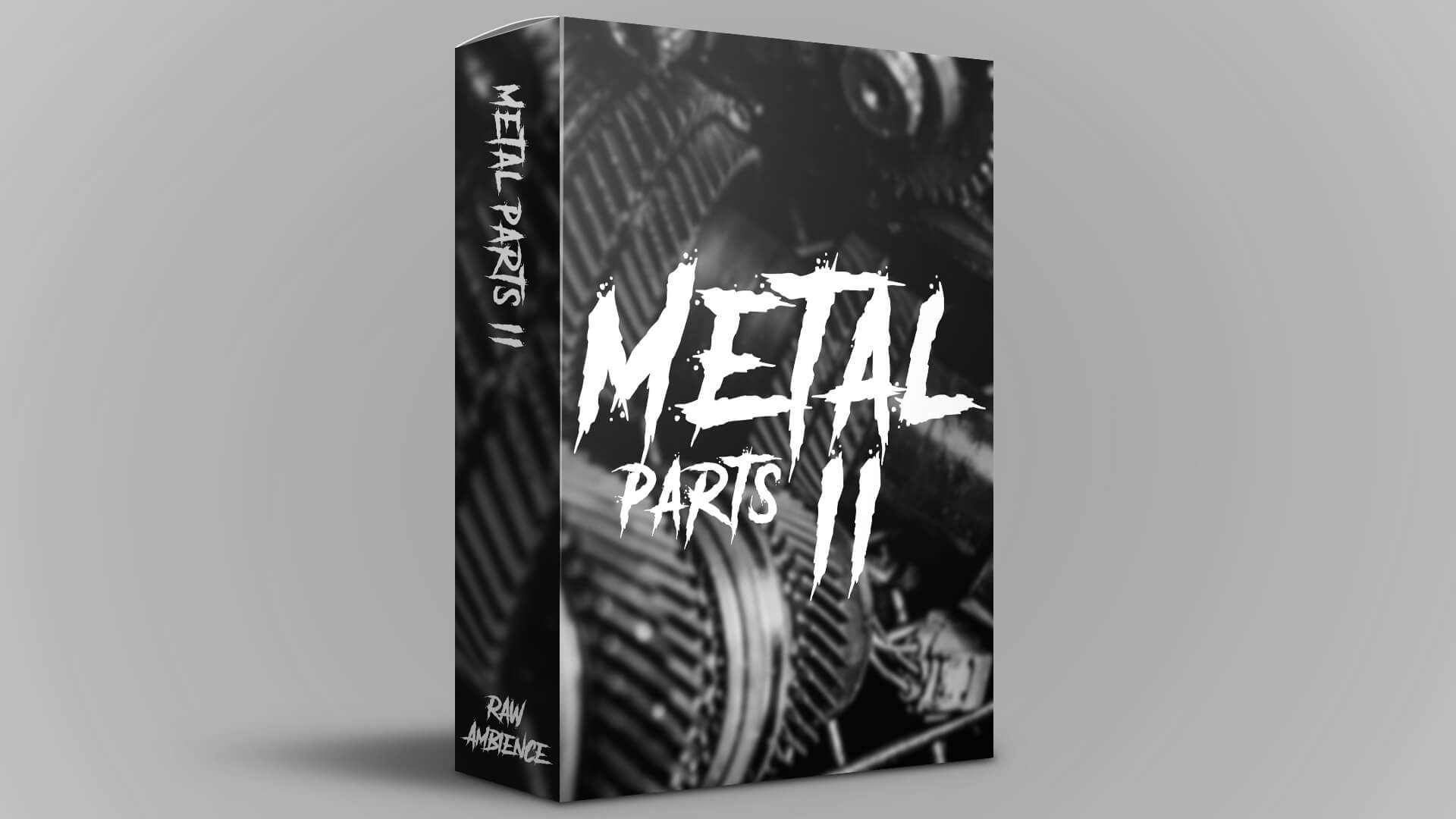 Raw Ambience - Metal Parts 2 Sample Packs Software GUI Artwork
