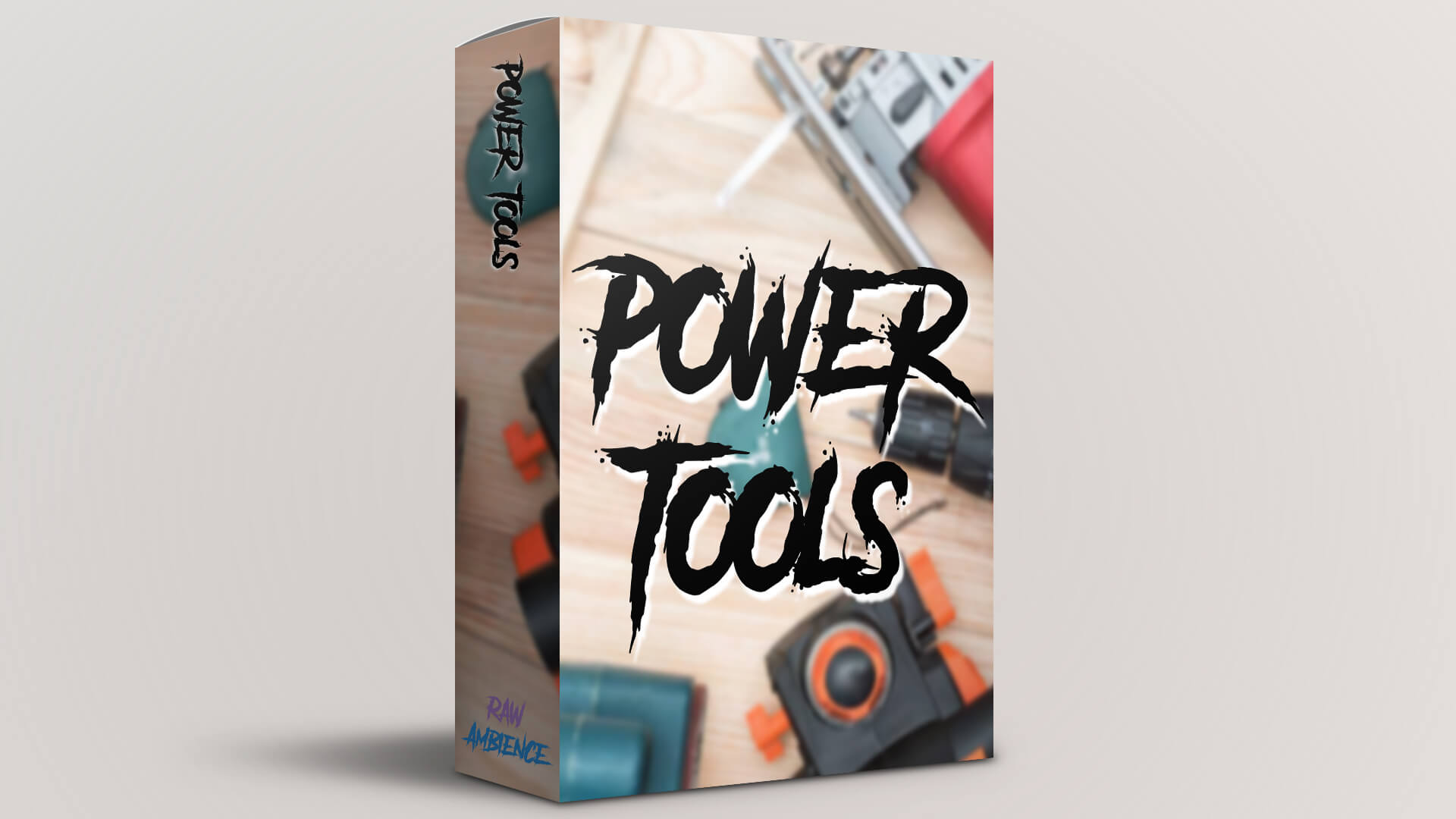 Raw Ambience - Power Tools Sound Effects Sample Packs Software GUI Artwork