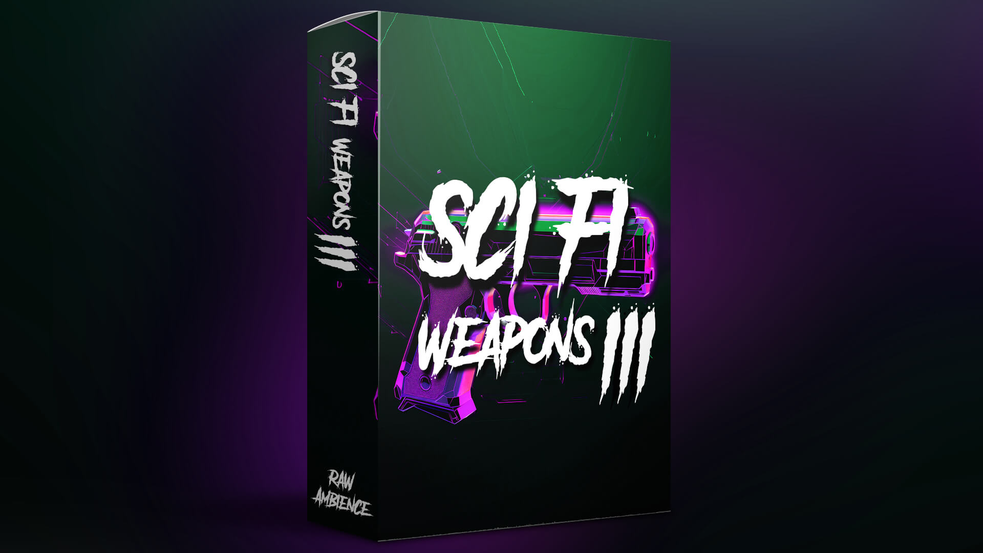 Raw Ambience - Sci-Fi Weapons 3 Sample Packs Software GUI Artwork