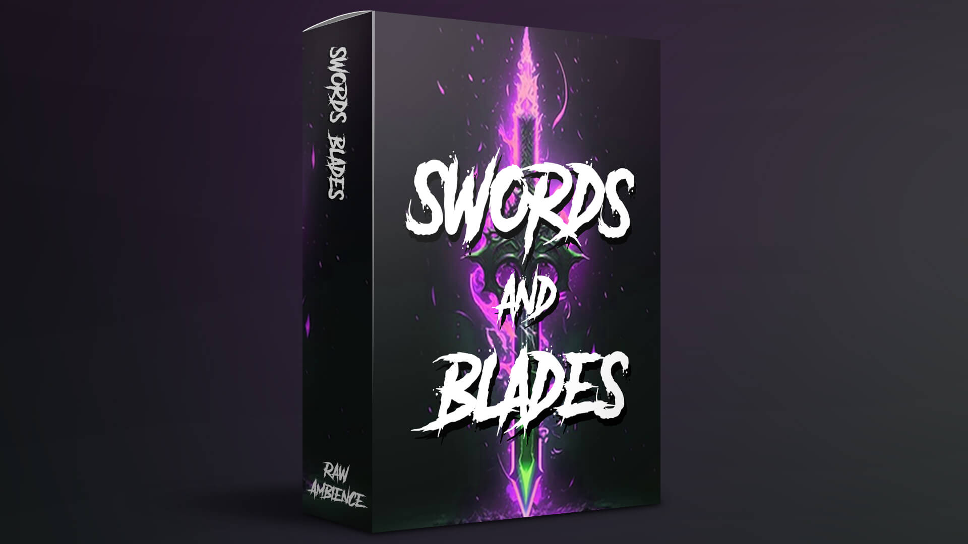 Raw Ambience - Swords and Blades Sample Packs Software GUI Artwork