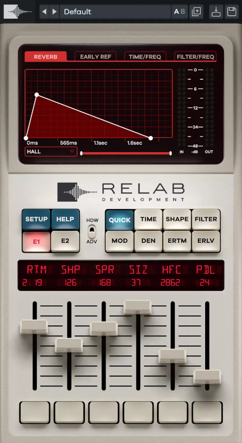 Relab Development - LX480 Dual-Engine Reverb Plugins & FX Software GUI Artwork