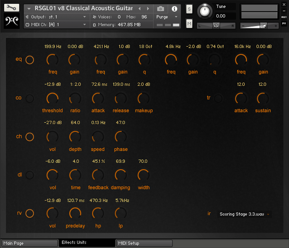 Replika Sound - Classical Acoustic Guitar Screenshot 3