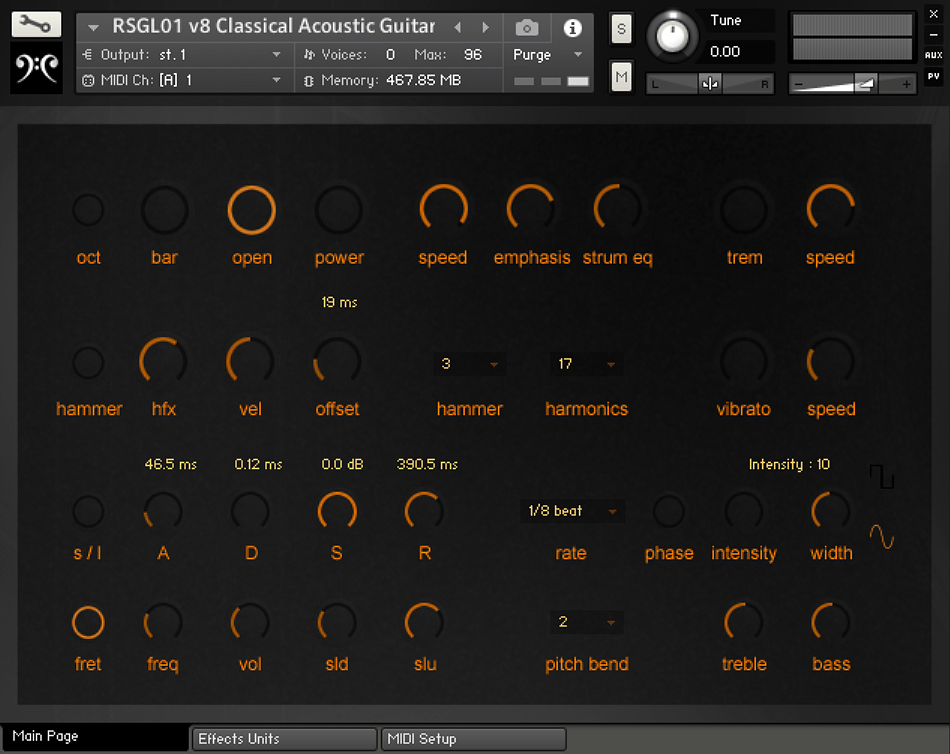 Replika Sound - Classical Acoustic Guitar Screenshot 2
