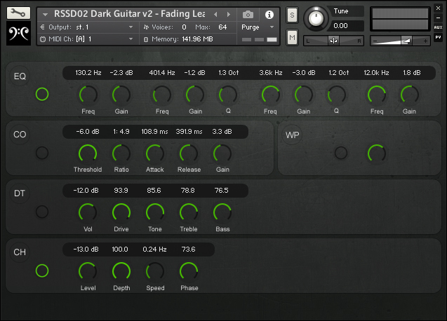 Replika Sound - Dark Guitar Screenshot 3