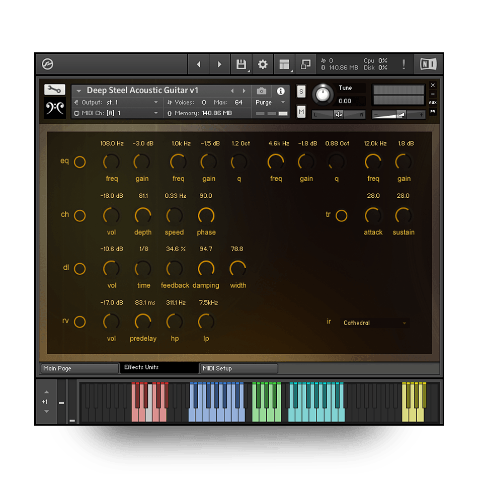 Replika Sound - Deep Steel Acoustic Guitar Screenshot 2