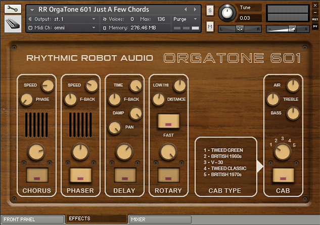 Rhythmic Robot - Orgatone 601 Screenshot 2