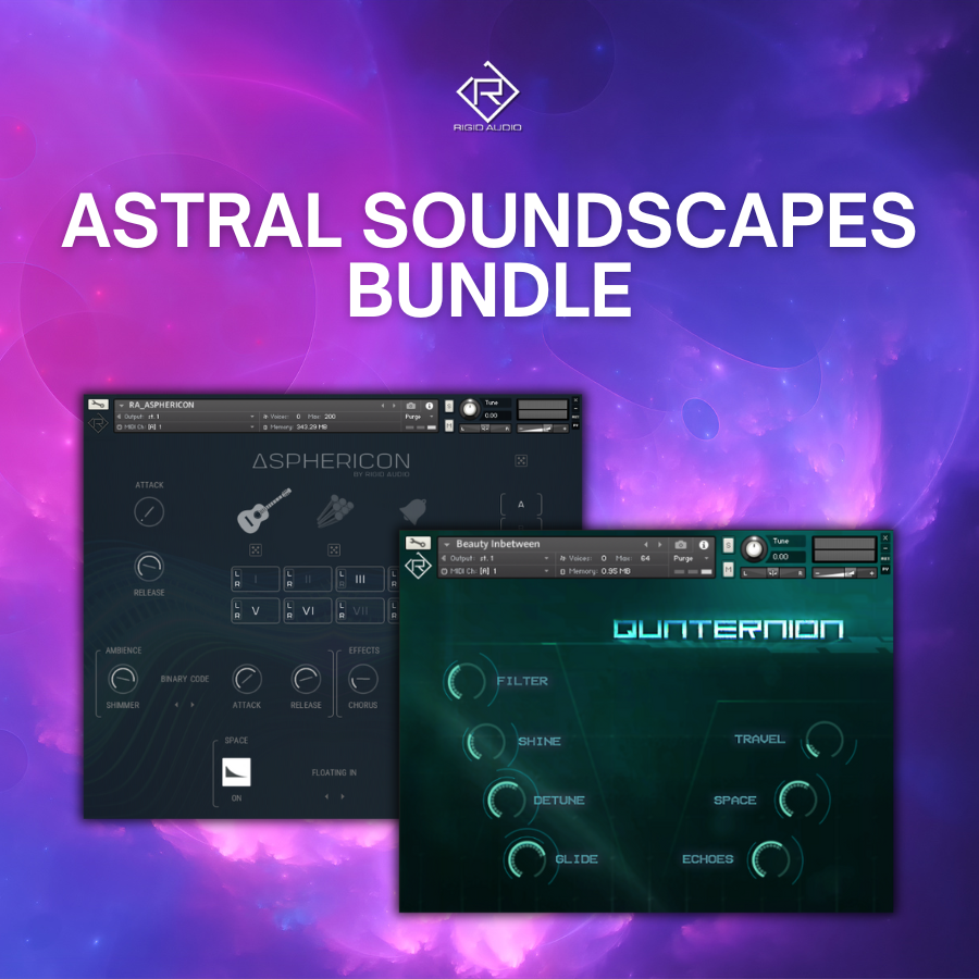 Rigid Audio - Astral Soundscapes Bundle Kontakt Instruments Software GUI Artwork