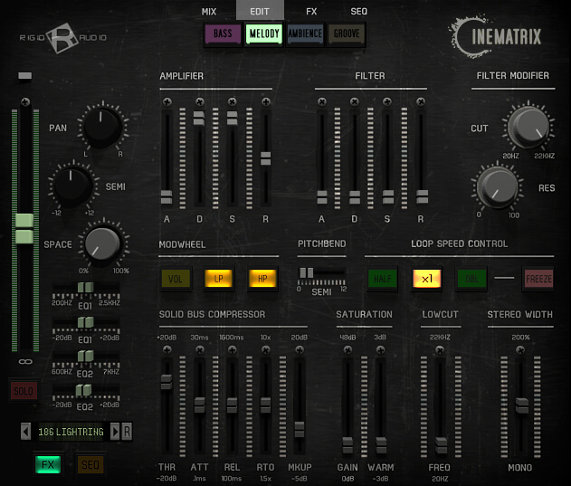 Rigid Audio - Cinematrix Screenshot 2