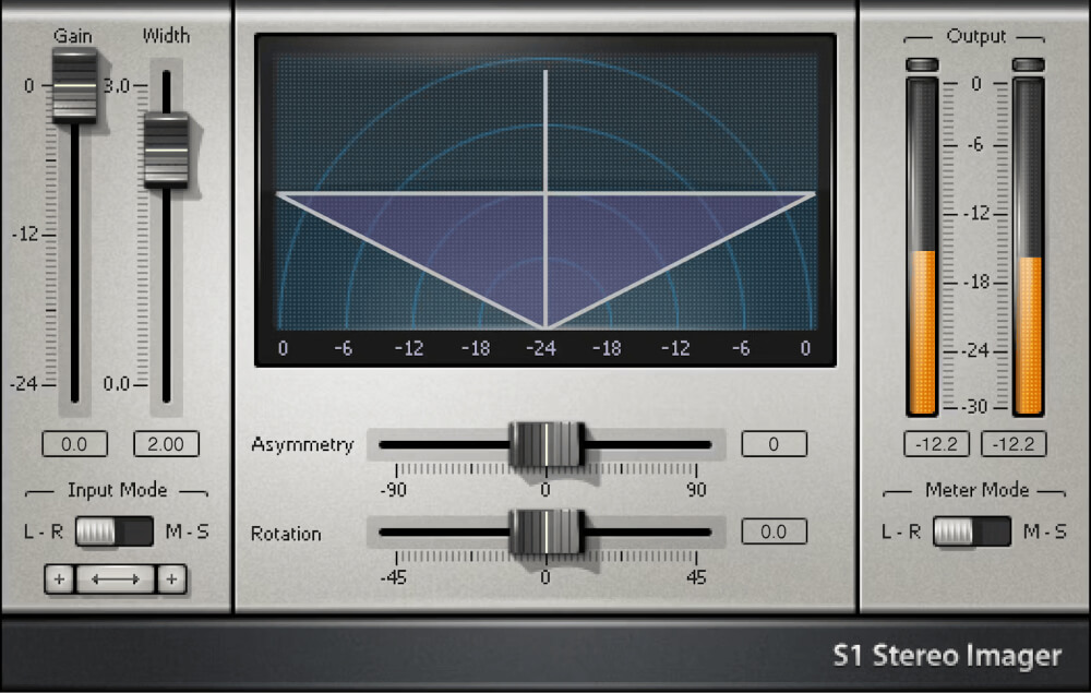 Waves - S1 Stereo Imager Plugins & FX Software GUI Artwork