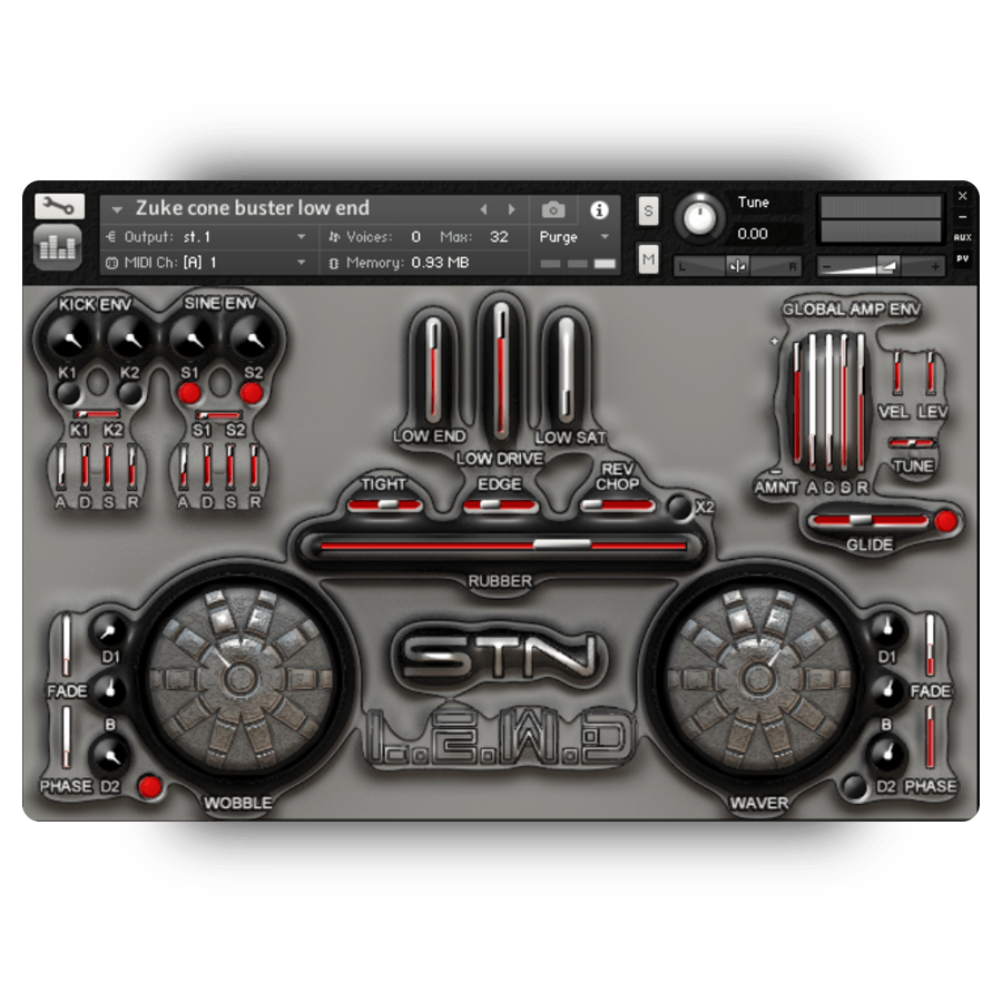 Samplecraze - Lewd Kontakt Instruments Software GUI Artwork