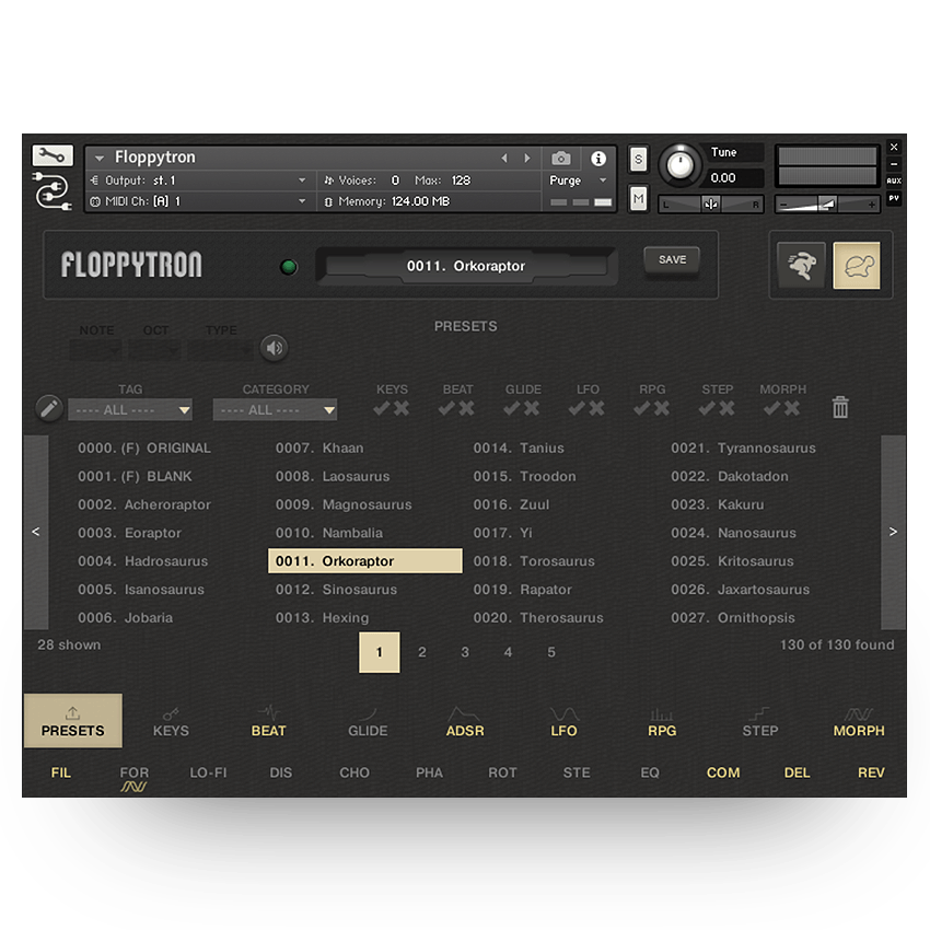 Sampleso - FloppyTron Kontakt Instruments Software GUI Artwork