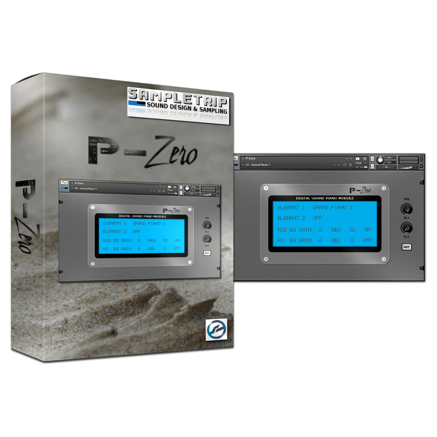 Sampletrip - P-Zero Kontakt Instruments Software GUI Artwork