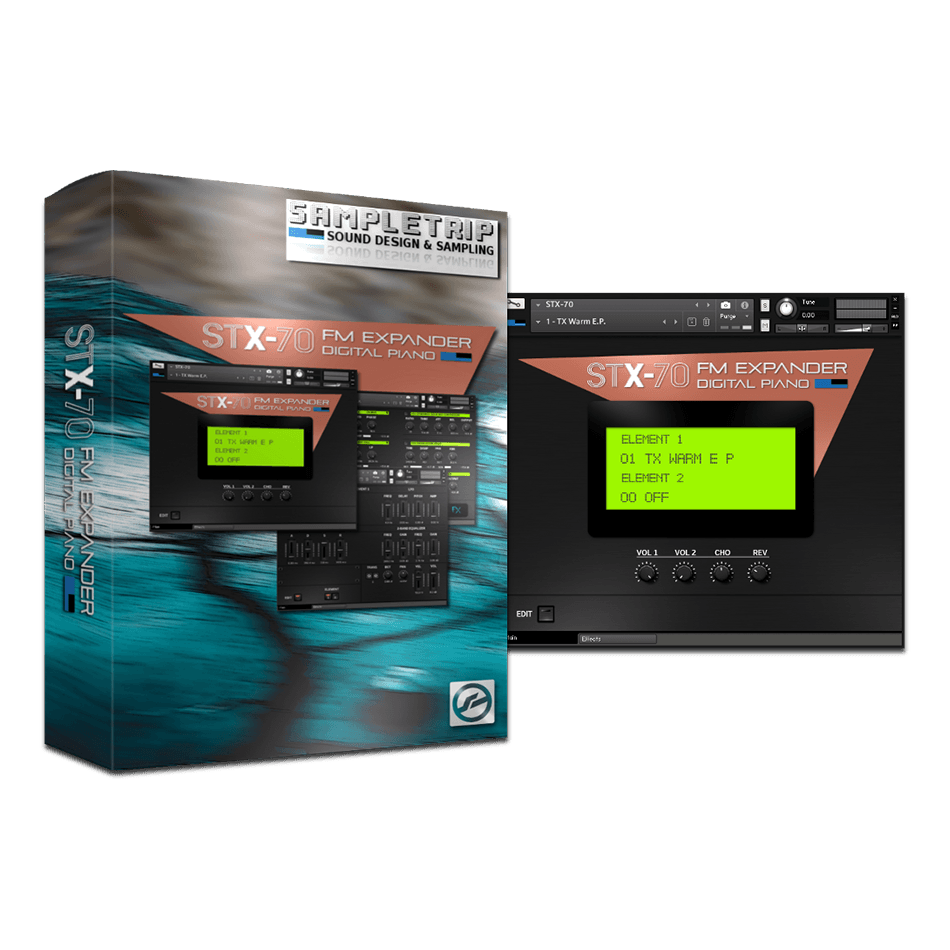 Sampletrip - STX-70 Kontakt Instruments Software GUI Artwork