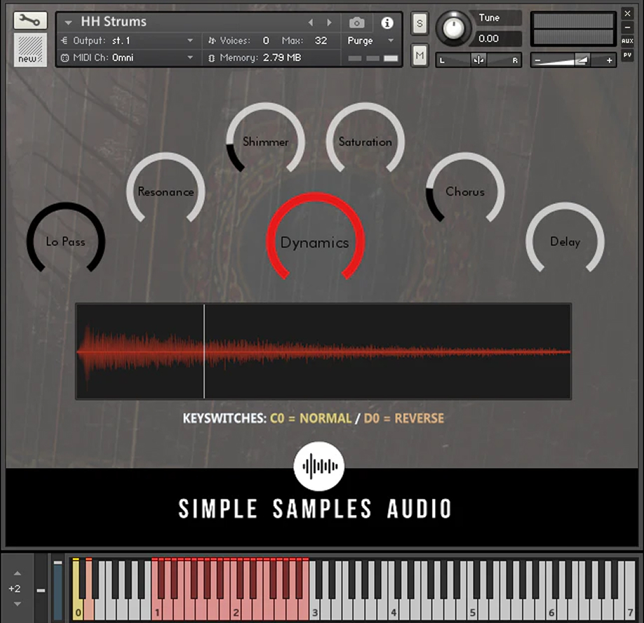 Simple Samples Audio - Horror Harp Screenshot 2
