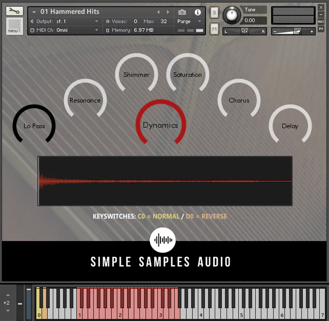Simple Samples Audio - Horror Piano Screenshot 2