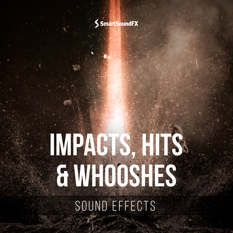 SmartSound - Impacts, Hits & Whooshes Sample Packs Software GUI Artwork
