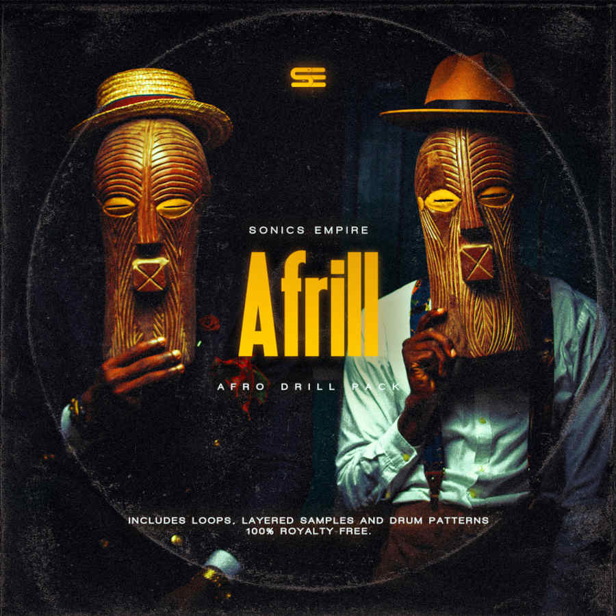 Sonics Empire - Afrill Sample Packs Software GUI Artwork
