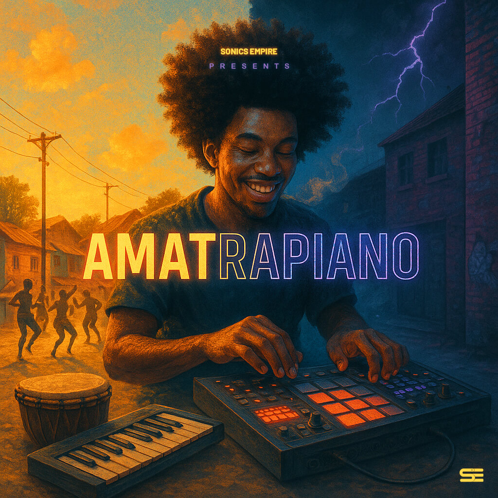 Sonics Empire - Amatrapiano Sample Packs Software GUI Artwork