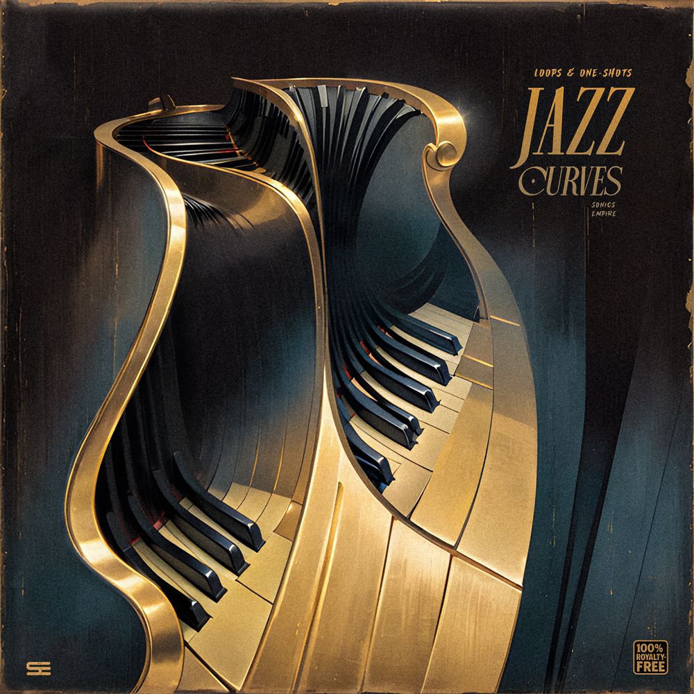 Sonics Empire - Jazz Curves Sample Packs Software GUI Artwork