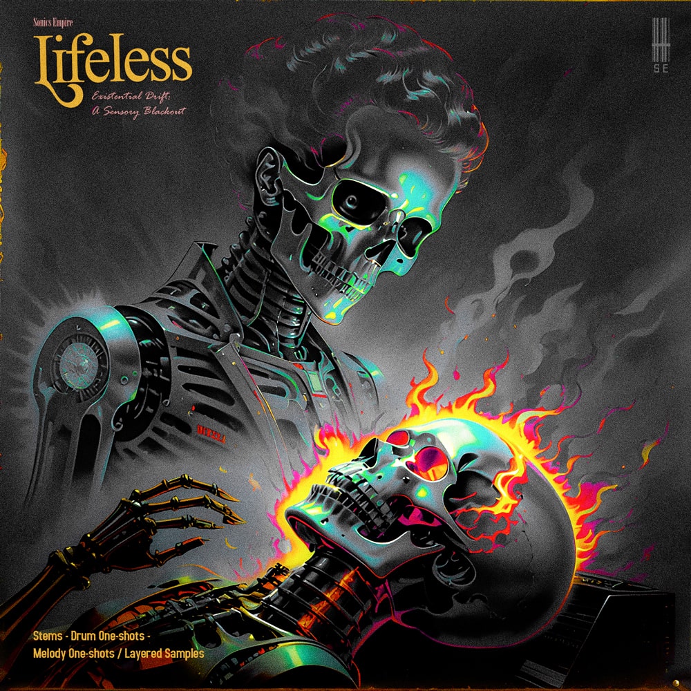 Sonics Empire - Lifeless Sample Packs Software GUI Artwork