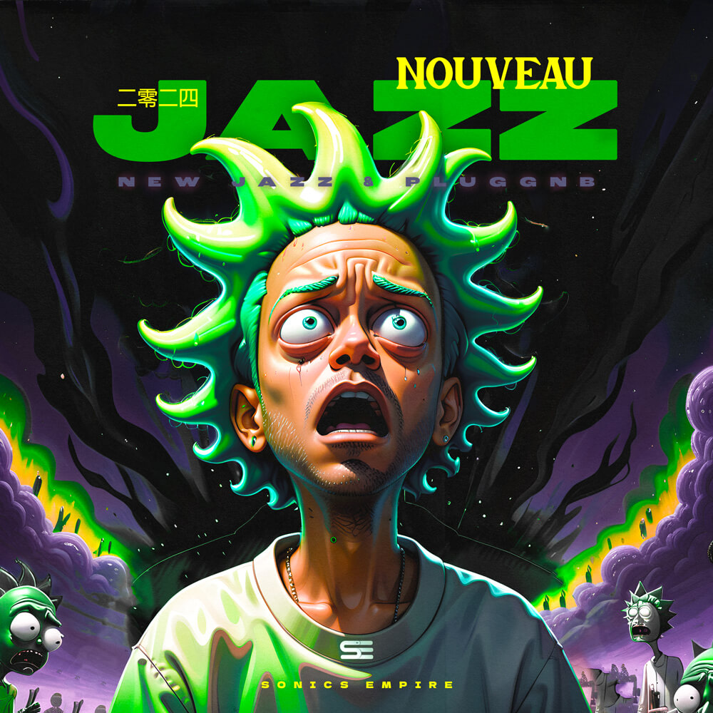 Sonics Empire - Nouveau Jazz Sample Packs Software GUI Artwork
