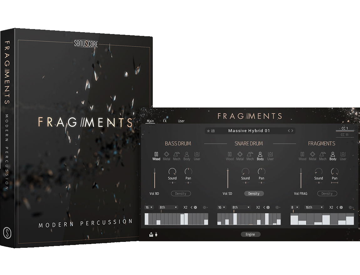 Sonuscore - Fragments Kontakt Instruments Software GUI Artwork