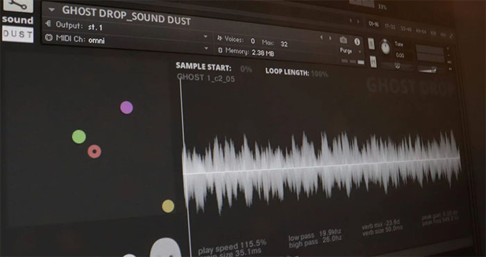 Sound Dust - Ghost Drop Screenshot 2