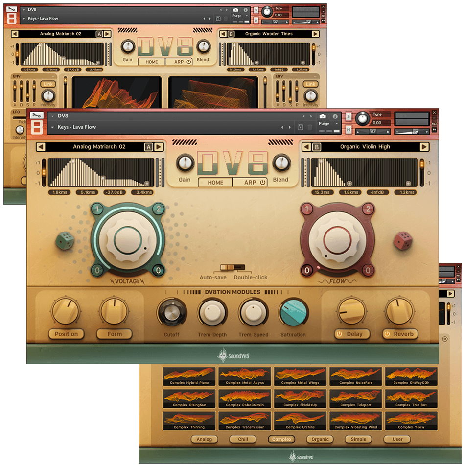 Sound Yeti - DV8 Kontakt Instruments Software GUI Artwork