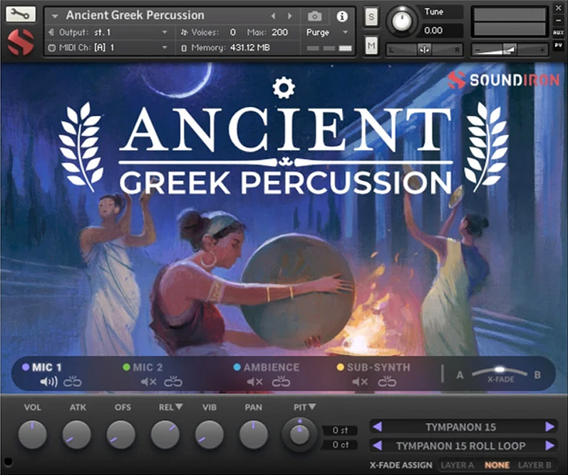Soundiron - Ancient Greek Percussion Screenshot 2