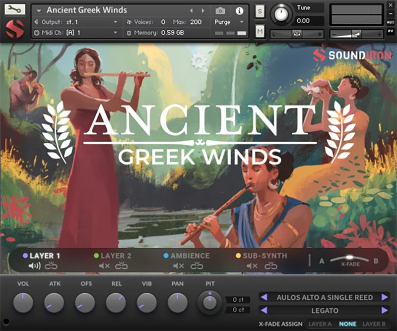 Soundiron - Ancient Greek Winds Screenshot 2